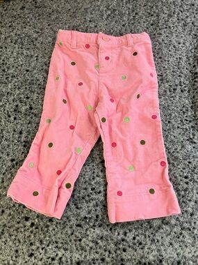 Hartstrings polka dot  Pink Corduroy Pants